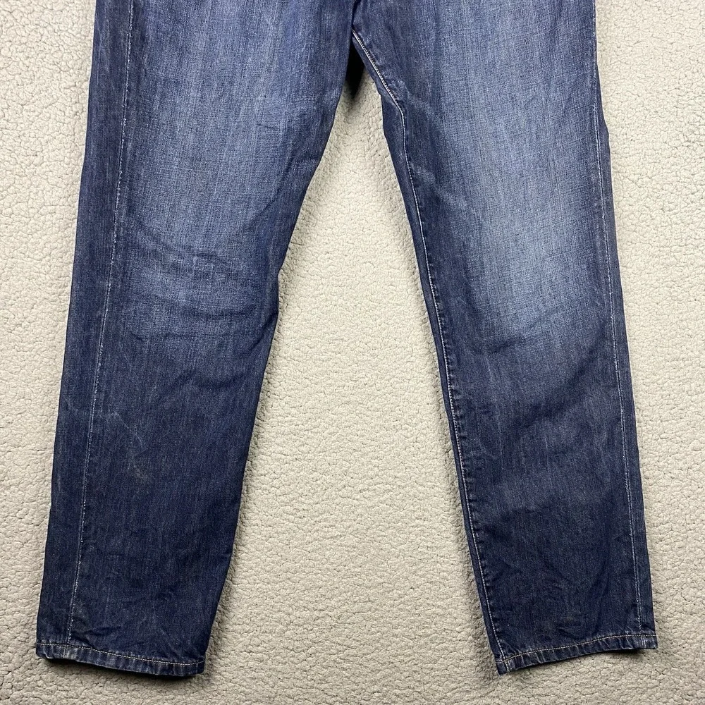 Lucky Brand Jeans Mens 221 Original Straight 38X32 (39x33) Blue Denim Stretch